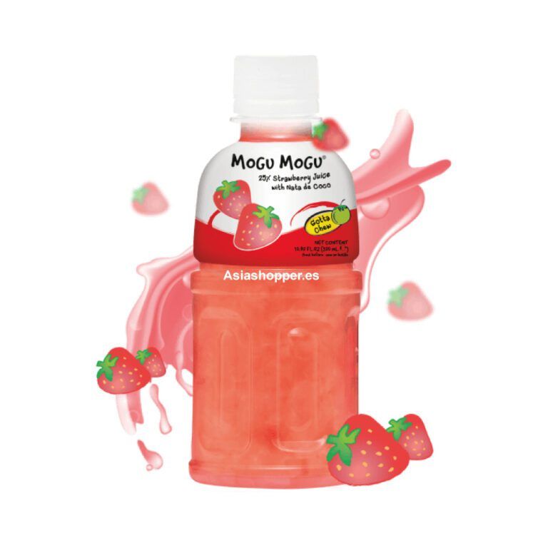 Bebida Mogu Mogu Sabor a Fresa
