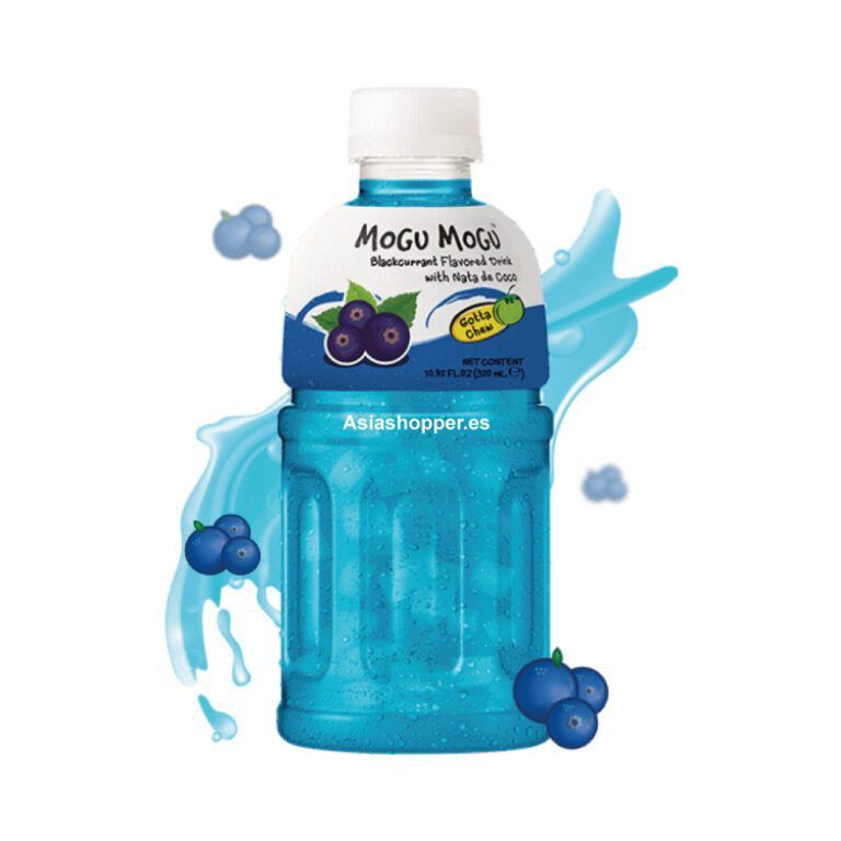 Bebida Mogu Mogu Sabor a Grosella Negros