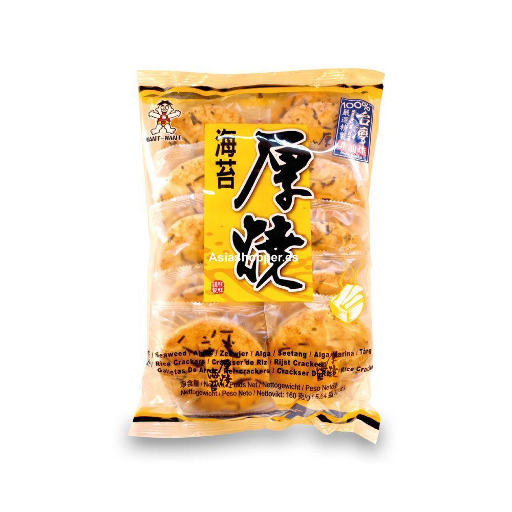 Galletas de Arroz Alga Nori Want-want