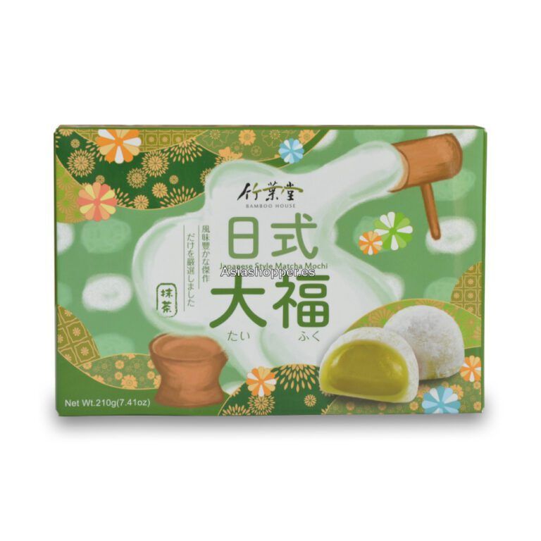 Mochi sabor a Matcha Bamboo House.