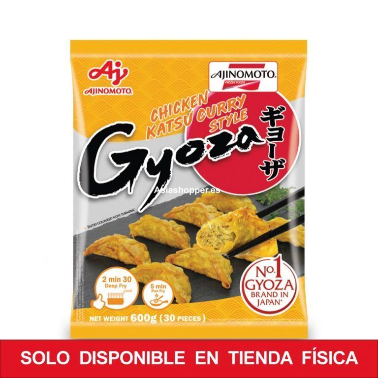 Gyoza de pollo curry