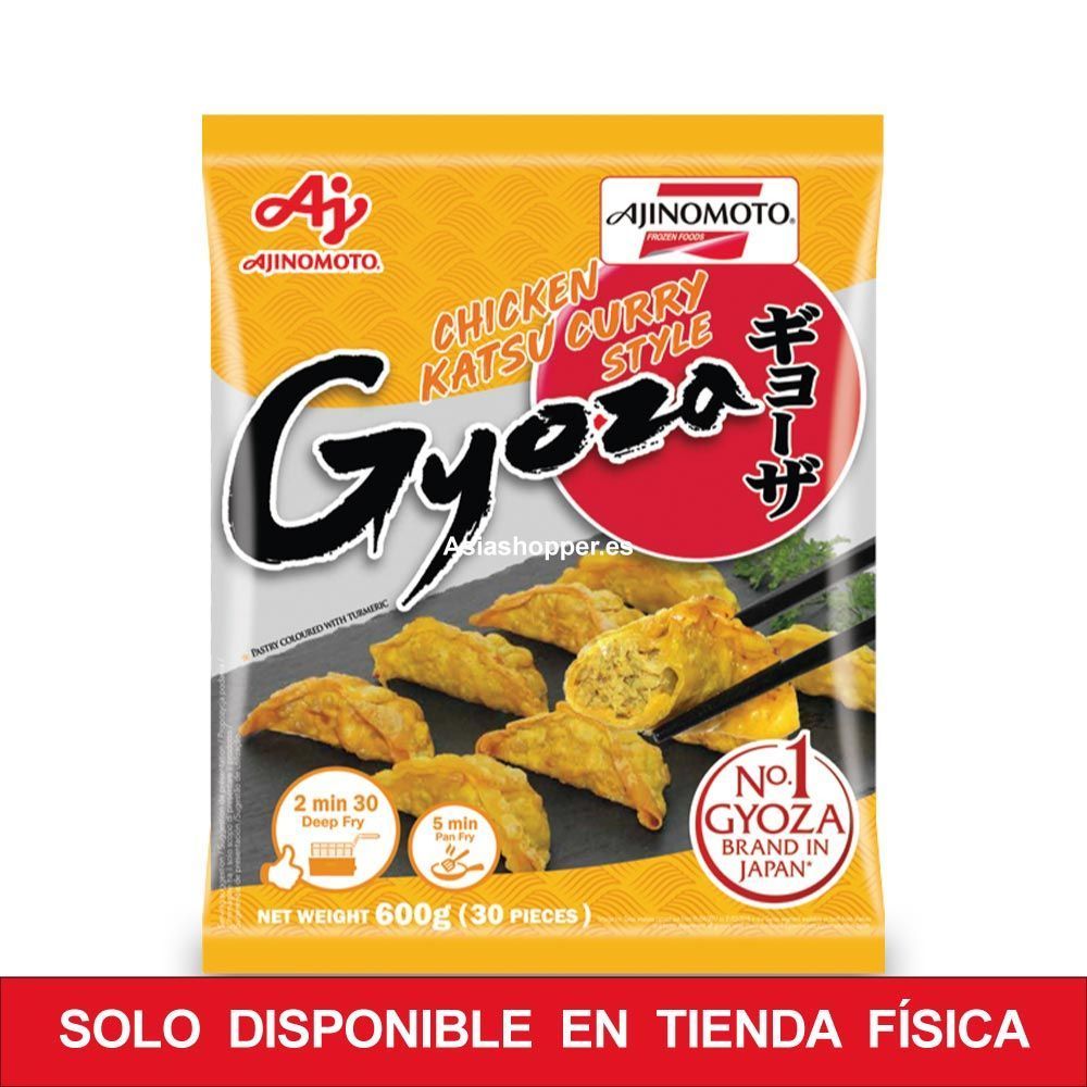 Gyoza de pollo curry