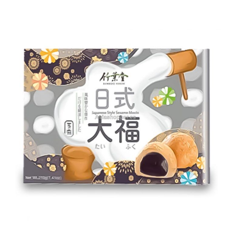 Mochi Cubierto y Relleno de Sésamo