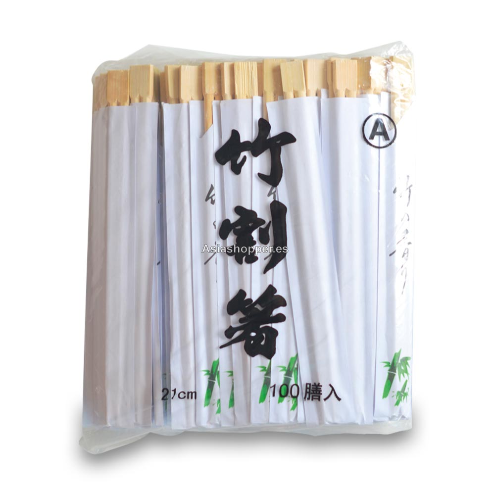 Palillos de Bamboo 21cm 100 pares