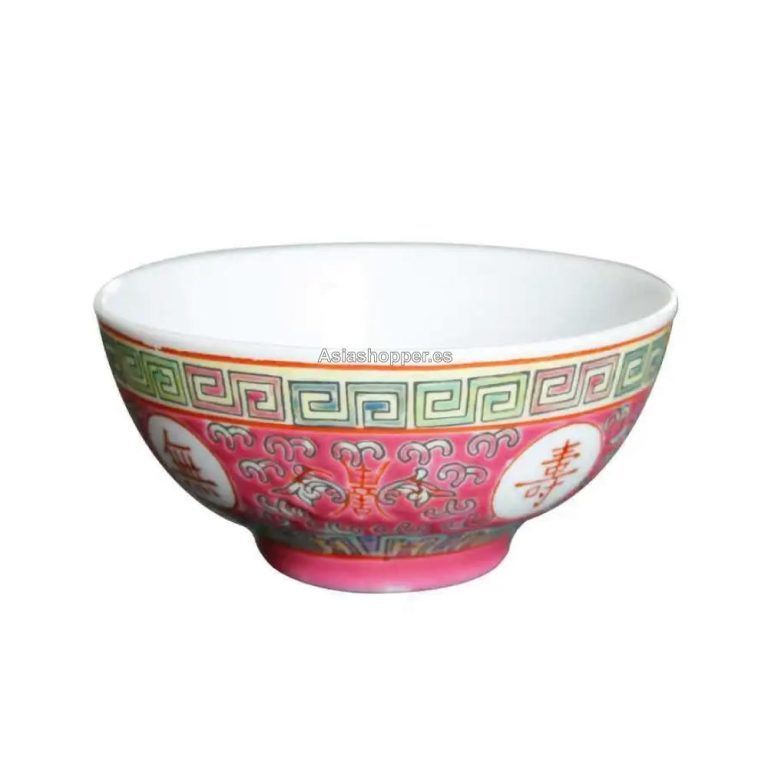 Cuenco rojo Wangshou