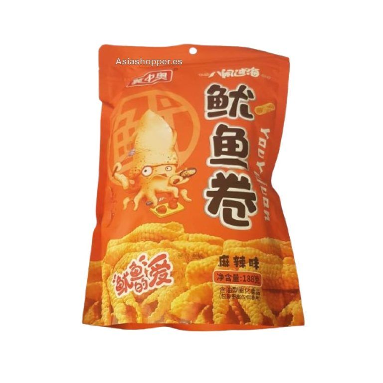 Snack Crujientes calamar picante