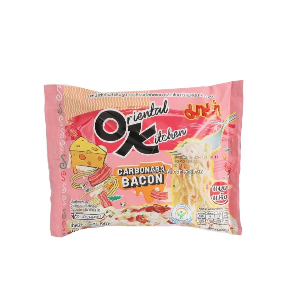 ramen sabor carbonara con bacon