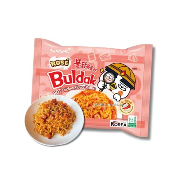 Ramen crema rosa