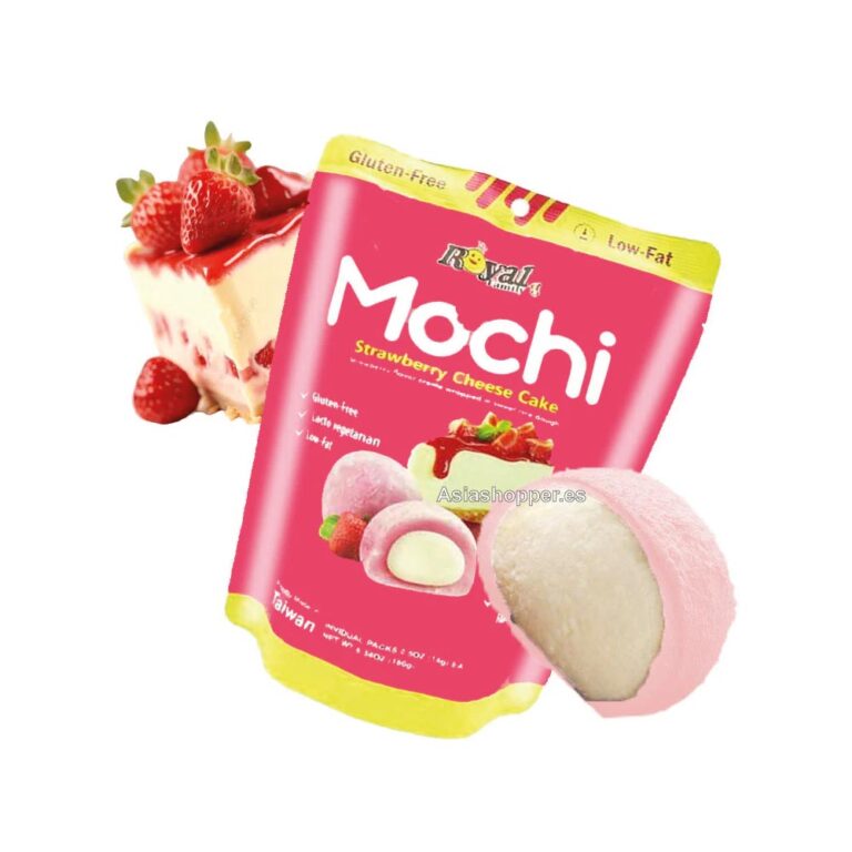 Mochi Tarta de Queso con Fresa