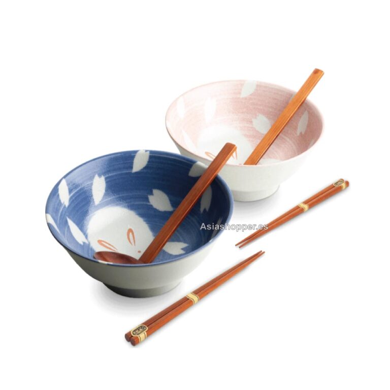 set de ramen conejitos