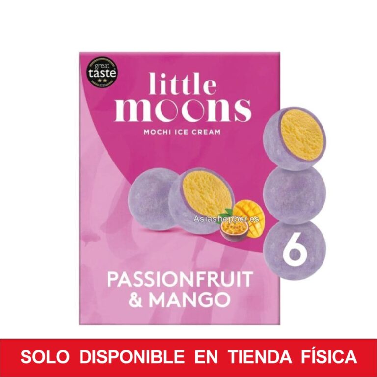 mochi helado de maracuyá y mango