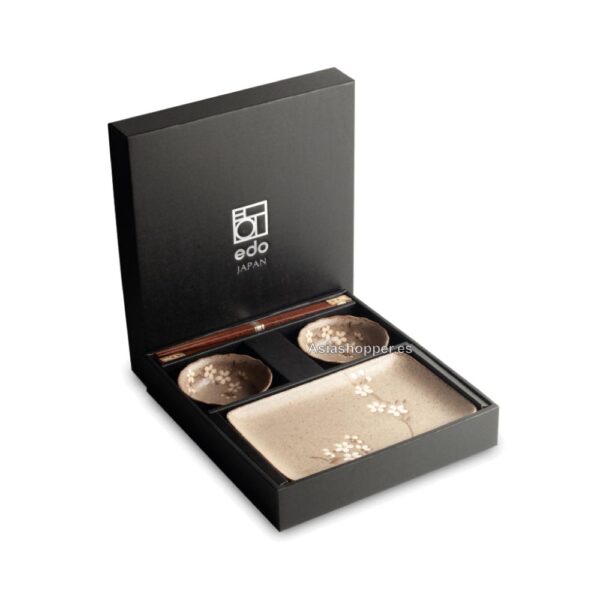 set de sushi marron