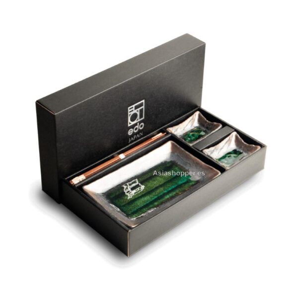 set de sushi verde