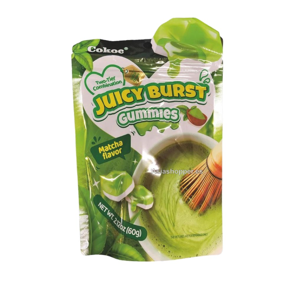 gominolamatcha Gominola sabor Matcha 60g COKOC - Imagen 1