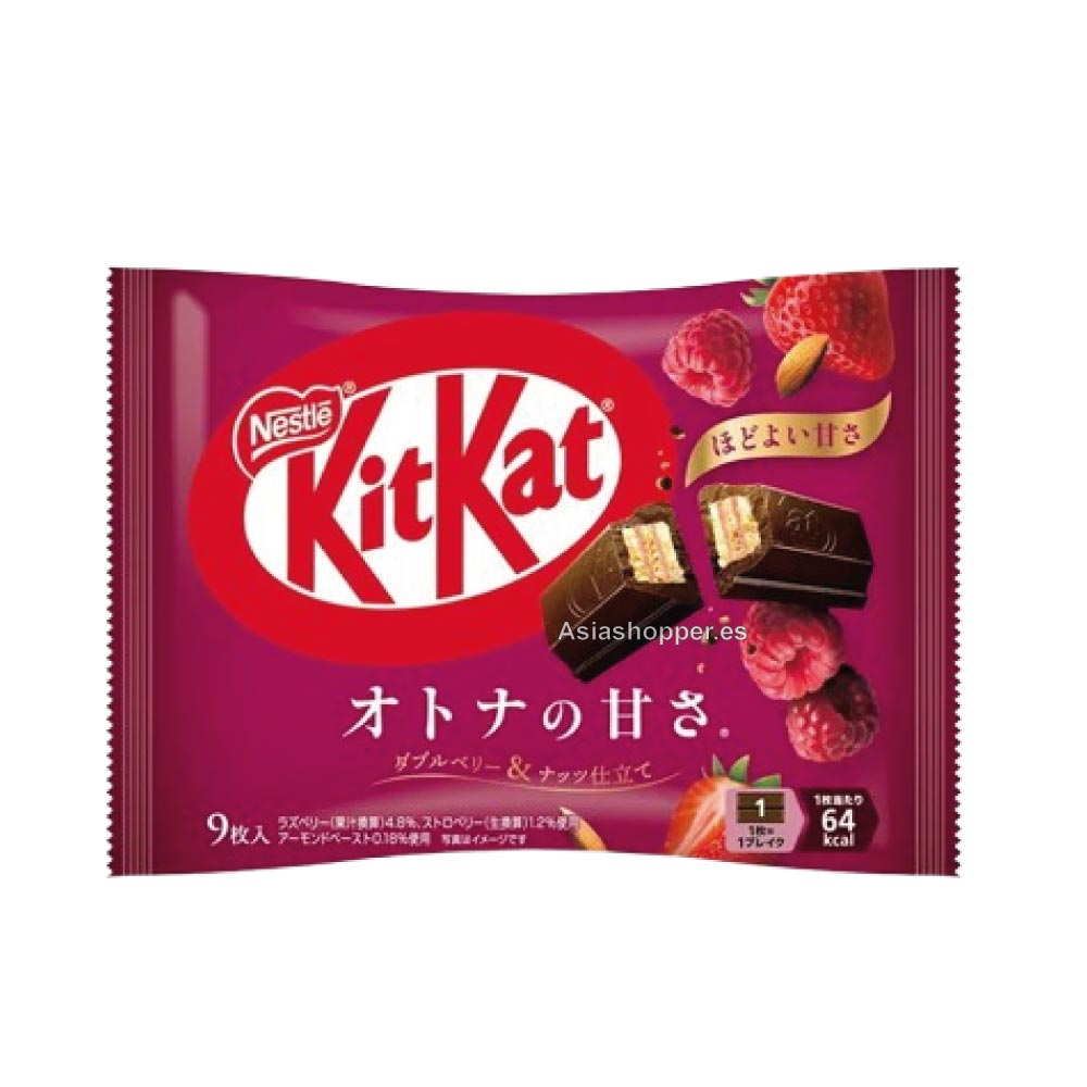 kitkatframbuesa Kit Kat de Frambuesa y Avellana 101,7g - Imagen 1