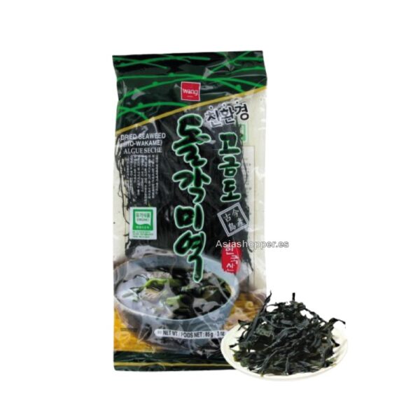 Alga Wakame Deshidratada Alargada 85g WANG