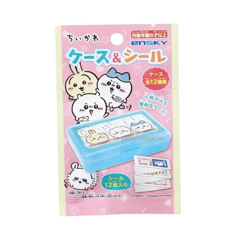 pastillero-chiikawa Caja de Pegatinas Chiikawa ENSKY - Imagen 1