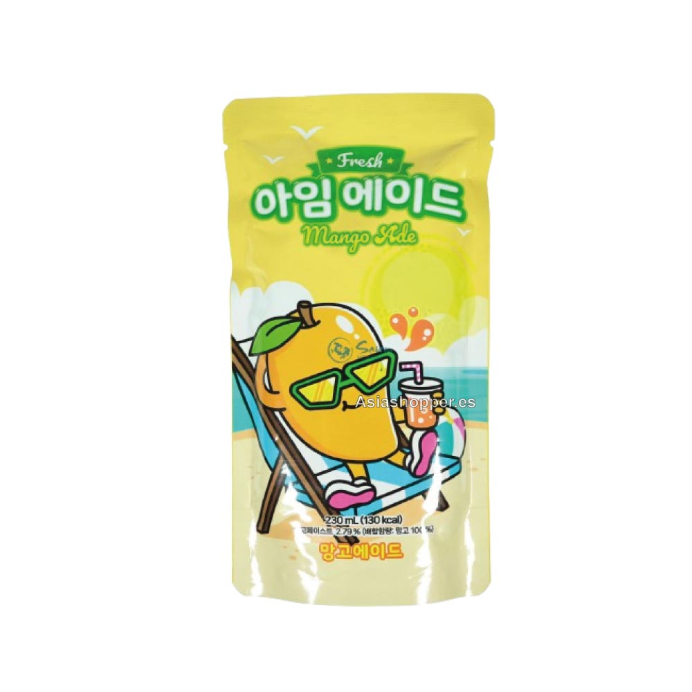 refrescomango Bebida Refrescante sabor Mango 230ml MEASTY - Imagen 1