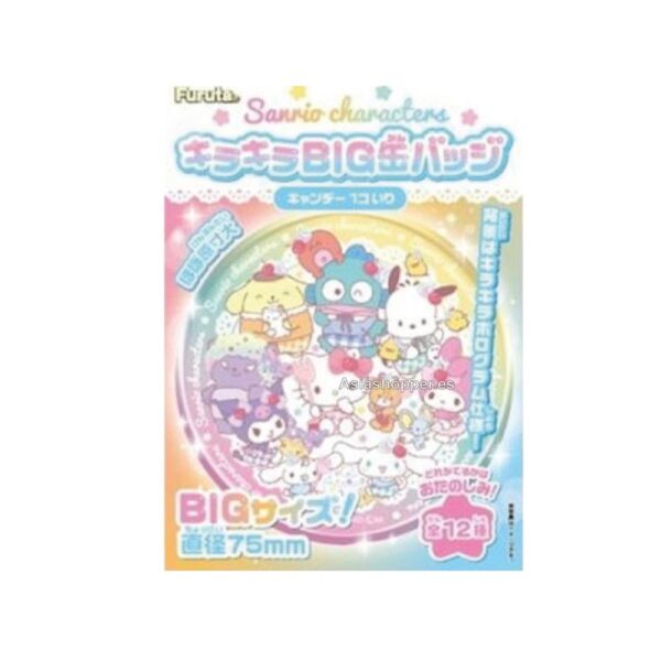 Sanrio Chapa Grande Brillante con Dulce 3.8g FURUTA