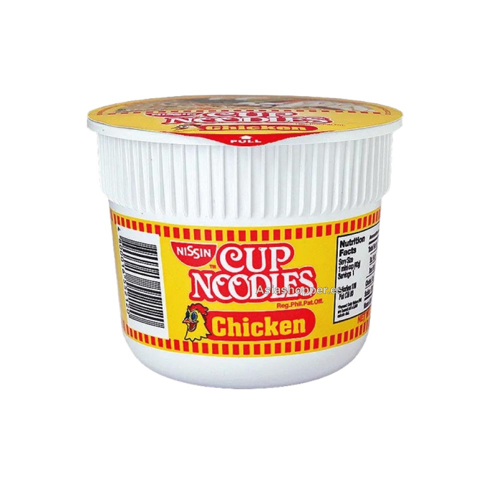 miniramen-pollo Mini noodles sabor Pollo 45g NISSIN - Imagen 1